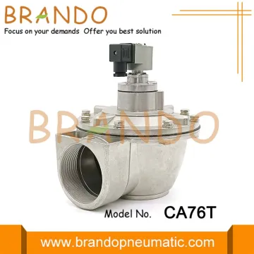 3'' CA76T Threaded Dust Collector Solenoid Diaphragm Pulse Jet Valve For Dust Removal