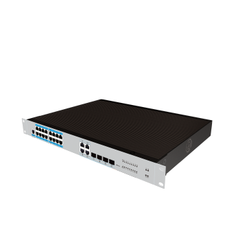 Gigabit PoE Ethernet Switch for Ubiquiti Antenna Network - 20 Port Industrial Switch