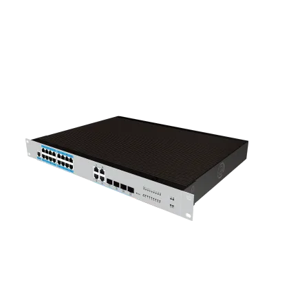 Gigabit PoE Ethernet Switch for Ubiquiti Antenna Network - 20 Port Industrial Switch