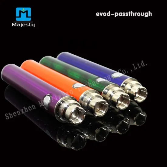 Hot sale in Korea haha battery evod passthrough battery with Micro 5pin USB