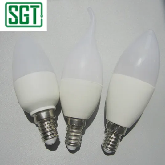 C37 LED Candle Bulb Thermally conductive led candle light led ceiling light