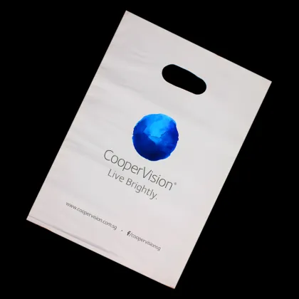 Bright Blue Promotional Middle Clothing Bag