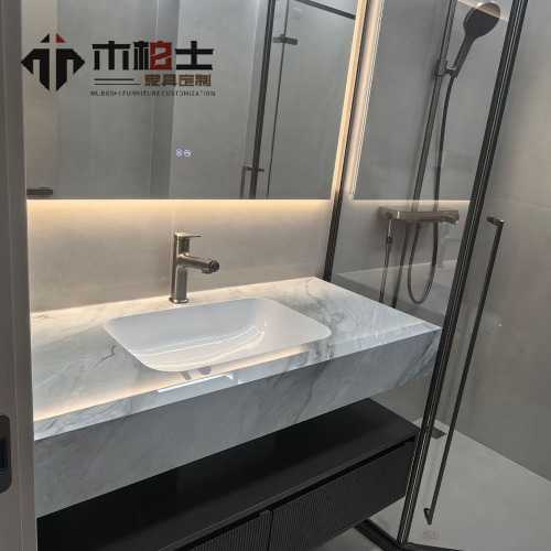 Mueble de tocador de baño flotante moderno