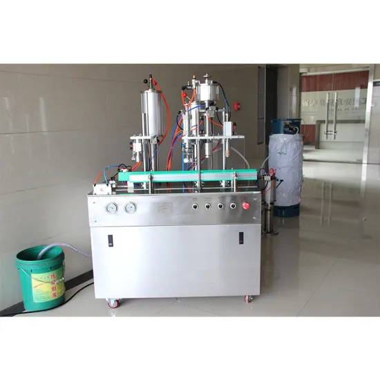 Semi-Automatic Aerosol Filling Machine for Cosmetic Filling Machine