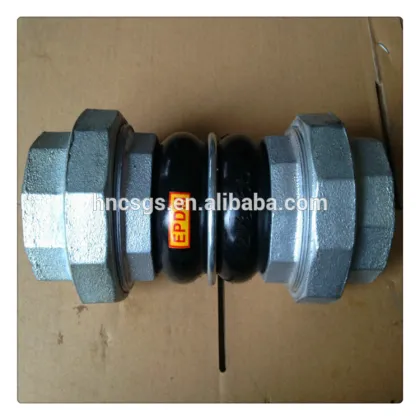 Threaded dual-ball rubber joints EPDM