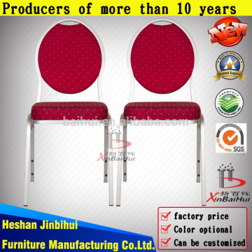 Hot sale wholesale metal red hotel banquet chair restaurant chairs for sale use