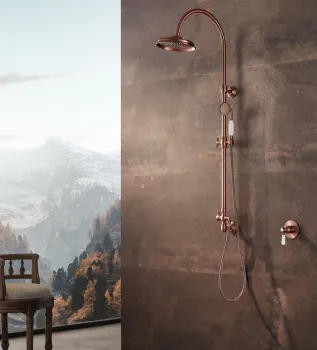 Shower faucet kit with handheld spray head