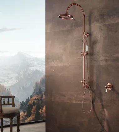 Shower faucet kit with handheld spray head