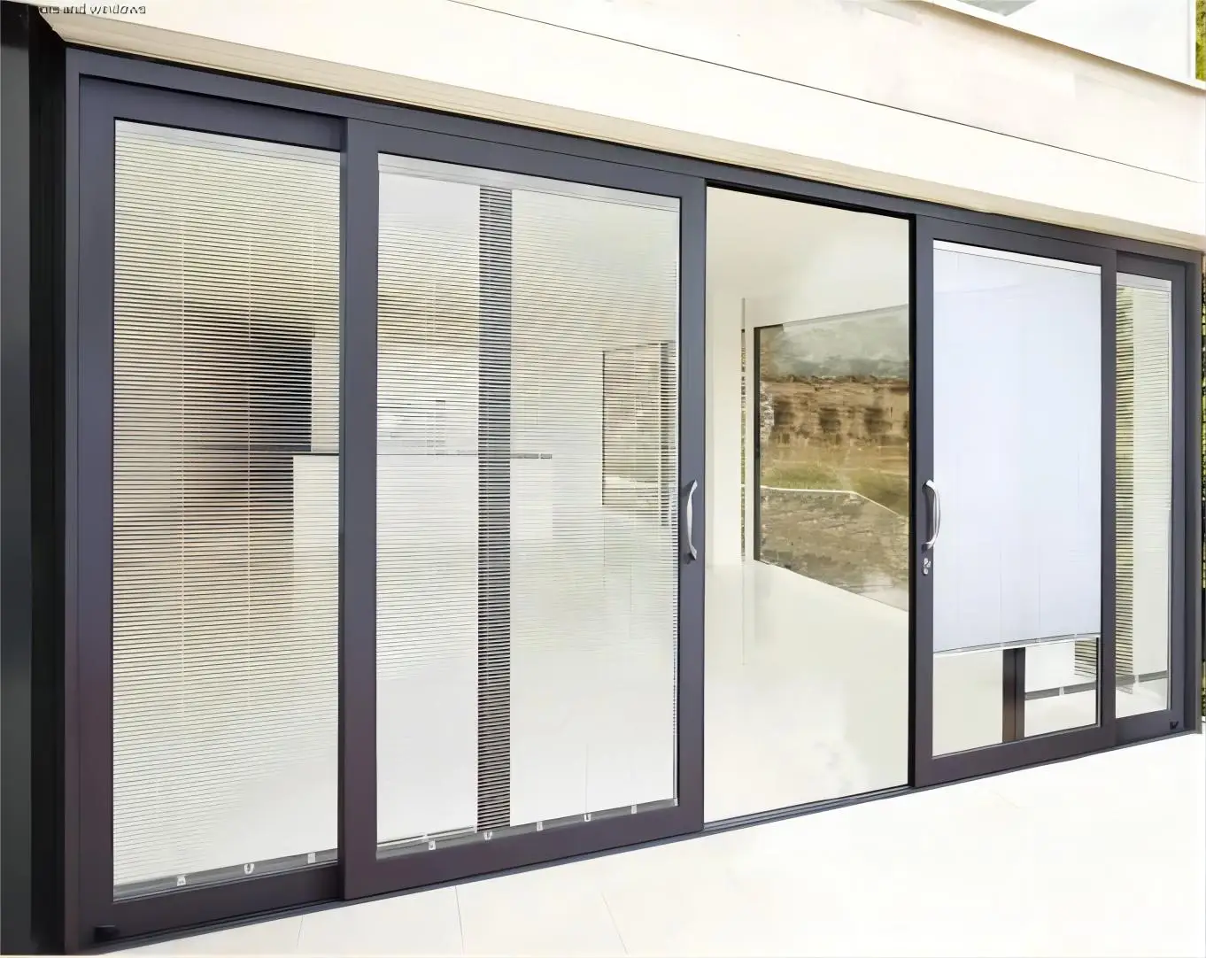 Aluminum sliding doors
