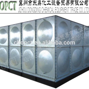 Galvanized water storage tank with ISO certificate