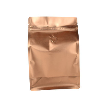 Side Gusset Flat Bottom Bag coffee bag with valve