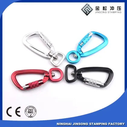 2016 different colors aluminum Mountaineering buckle for wholesale