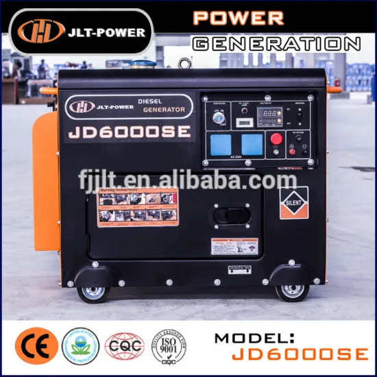220 volt portable generator enclosure with recoil/electric start