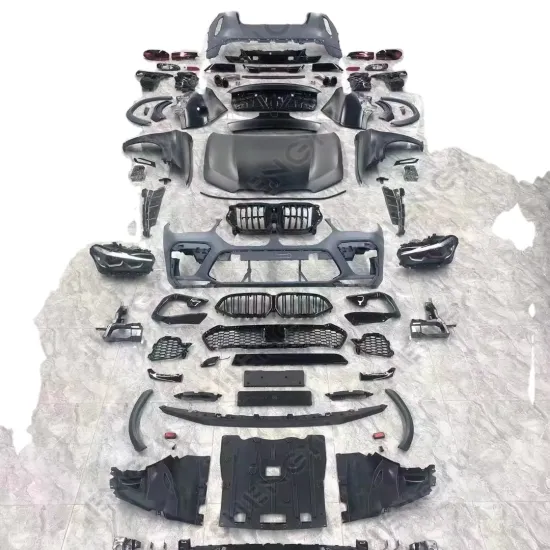 BMW X6 E71 2008-2014 to G06 X6M 2019-2022 Upgrade Accessories: Bumpers, Hood, Fenders, Lamps, Eyebrows