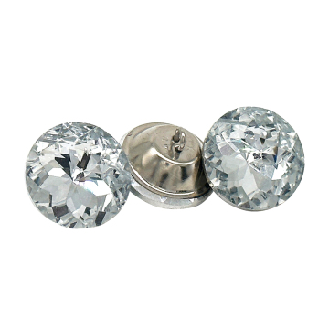 Wholesale Diamond Glass Sofa Button Crystal Upholstery Buttons for Furniture Decor