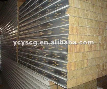 sound absorption rockwool sandwich panel