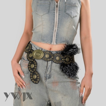 Vintage American Rivet Wasteland Belt