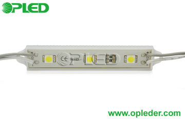 Rgb Ip67 Waterproof Led Modules , 12 Volt Plastic 3 Led Module For Channel Letters