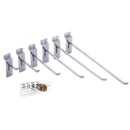 Metal Supermarket Wall Hanging Display Garment Hooks