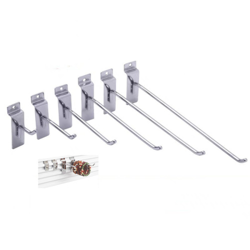 Metal Supermarket Wall Hanging Display Garment Hooks