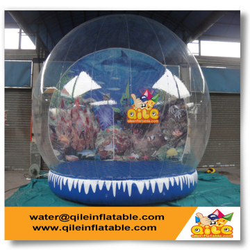 2016 latest giant Christmas decoration inflatable snow globe for party and event