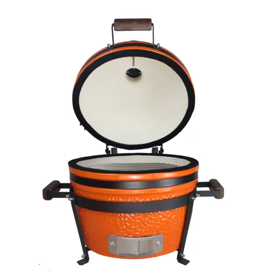 SEB KAMADO Orange 16 inch Commercial Bbq Charcoal Grill Barbacoa Ceramic Kamado