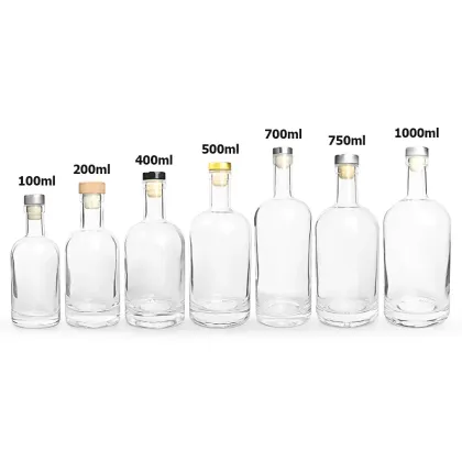 Glass Bottle for Vodka Whisky Rum Wine 500ml
