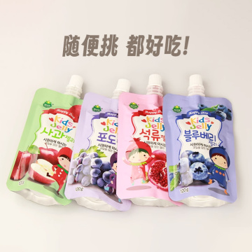 Han Meihe Korea original import children's fruit jelly
