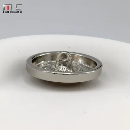 Exquisite Black Alloy Buttons with Diamond Inlays for Women's Clothing