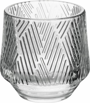 Vintage style glass candle holders