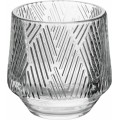 Kerzenhalter aus Glas im Vintage-Stil