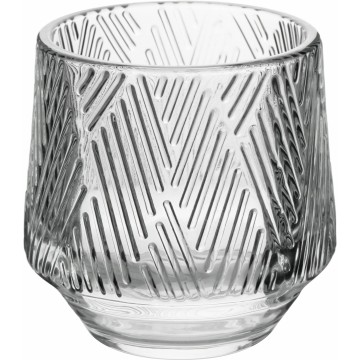 Kerzenhalter aus Glas im Vintage-Stil