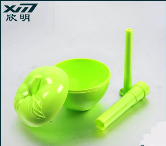 Manufacturer Promotion plastic bowl with shaped apple