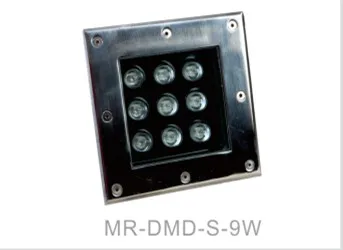 9W Multi Color LED Underground Light