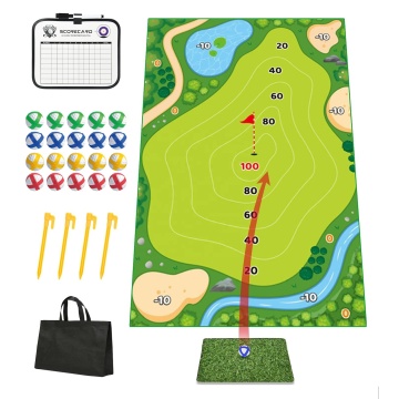 Professional Golf Chipping Game Mat: Ideal for Kids and Adults, Perfect for Indoor and Outdoor Practice