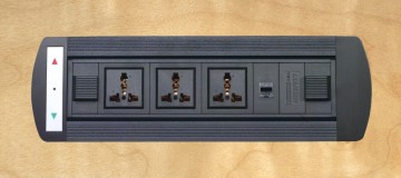 executive table Smart hidden electrical flip desktop socket