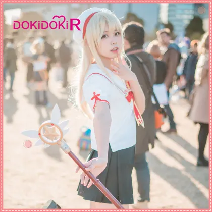 DokiDoki-R Game Fate Cosplay Fate/stay night Fate/kaleid Liner Prisma Illya Costume Women Cute Illya JK Cosplay Costume