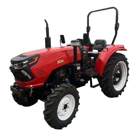 Agricultural Tractor with Auxiliary Equipment