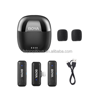 BO YA BY-WM3T Micrófono Lavalier inalámbrico para iPhone Tipo C