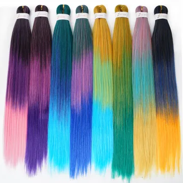 Braid Jumbo Pre Stretched Braiding Hair Synthetic Pre Stretched Braiding Hair