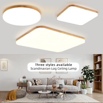 Modern Japanese LED Ceiling Lights for Bedroom and Living Room
