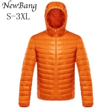 NewBang Down Coat Male Ultra Light Down Jacket Men's Warm Jackets Windbreaker Lightweight Coat Feather Puffer Parka Feather Coat