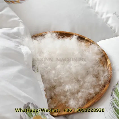 High Speed Goose Feather Weighing and Down Jacket Filling Machine