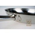  Stainless steel iron frying pan for induction cooktop Supplier