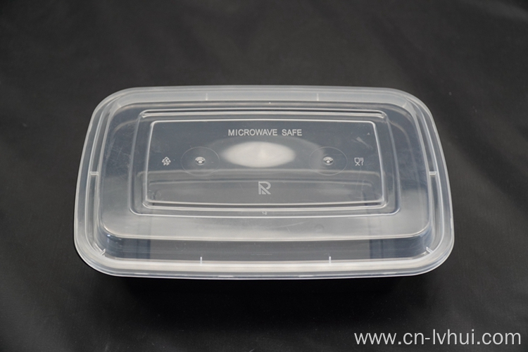 PP material packing box 38oz with lid
