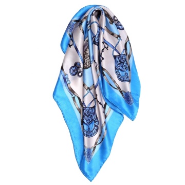 Custom 53x53cm Silk Scarf - Fast Delivery