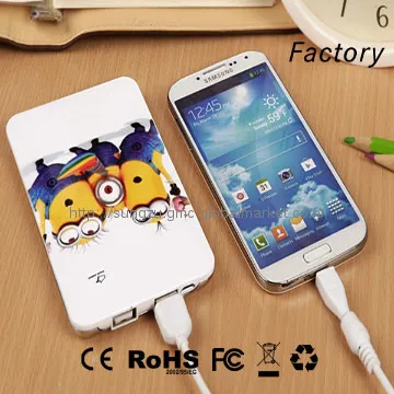 Emergency power bank charger for samsung note 3 battery smart case