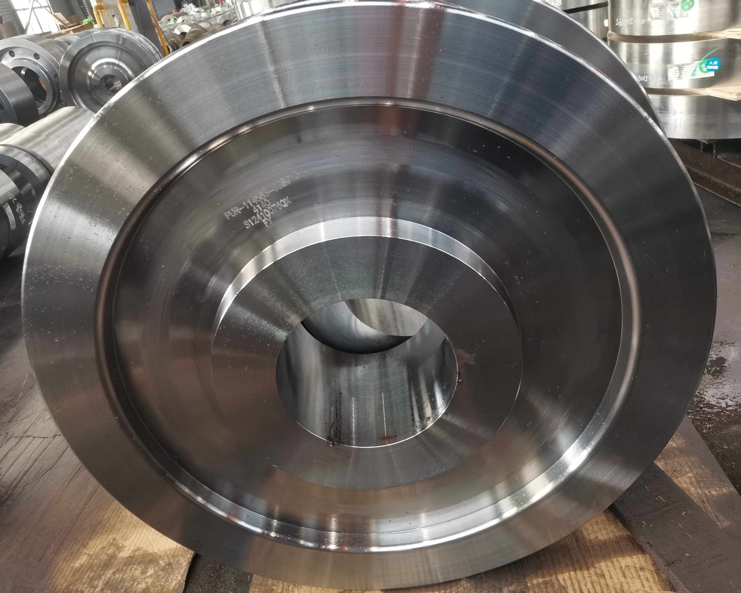 AISI 4140 Mining machinery forged wheels