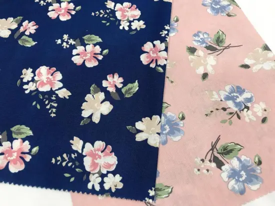 Simple and Atmospheric Cotton Linen Printed Fabric