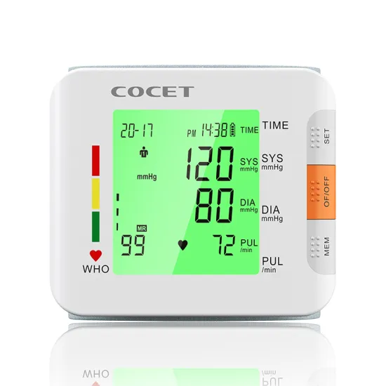 Large Lcd Automatic Portable Wrist Type Digital Electronic Sphygmomanometer Bp Monitor Digital Wrist Blood Pressure Monitor